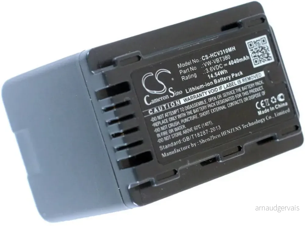 Batteri til Panasonic HC-V720, 3.6V, 4040 mAh v:8526287