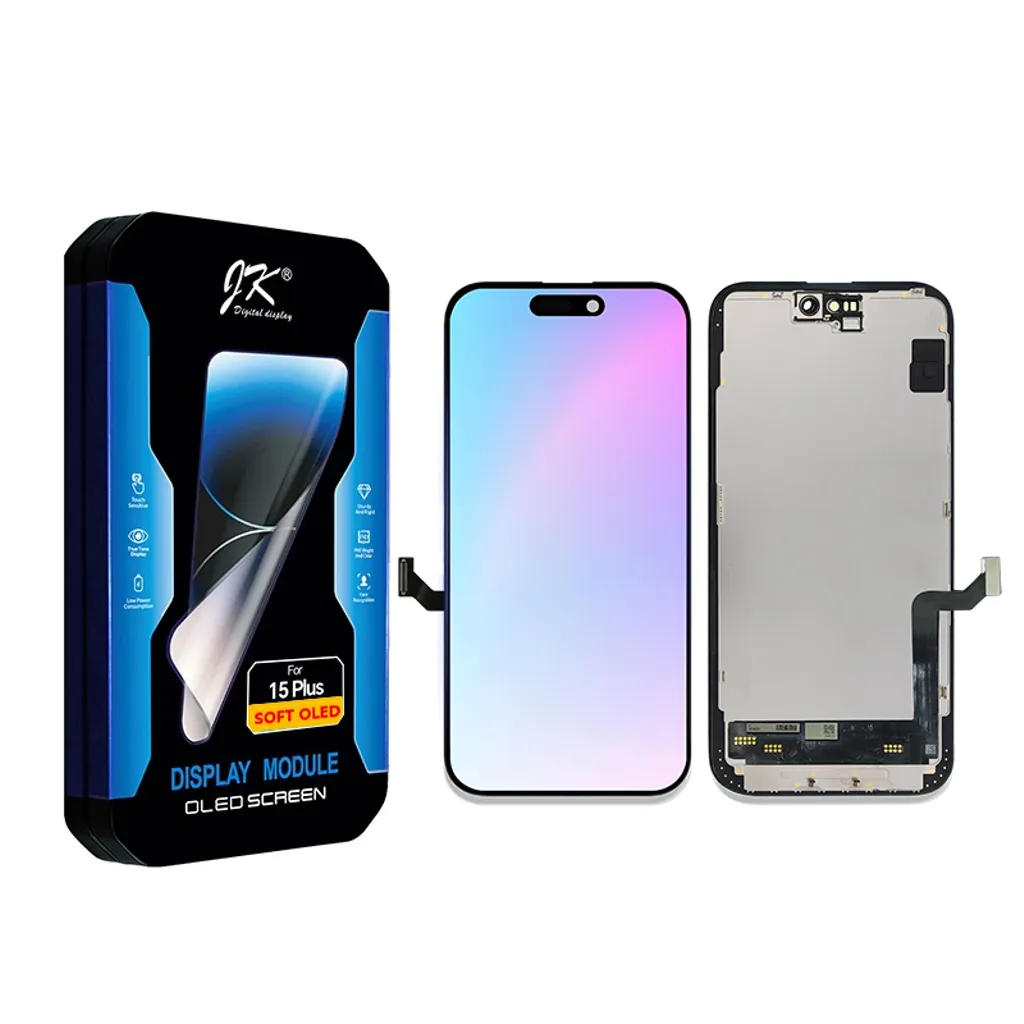 iPhone 15 Plus Skjerm Soft OLED – JK Premium v:9447757 iPhone 15 Plus Skjerm Soft OLED – JK Premium v:9447757