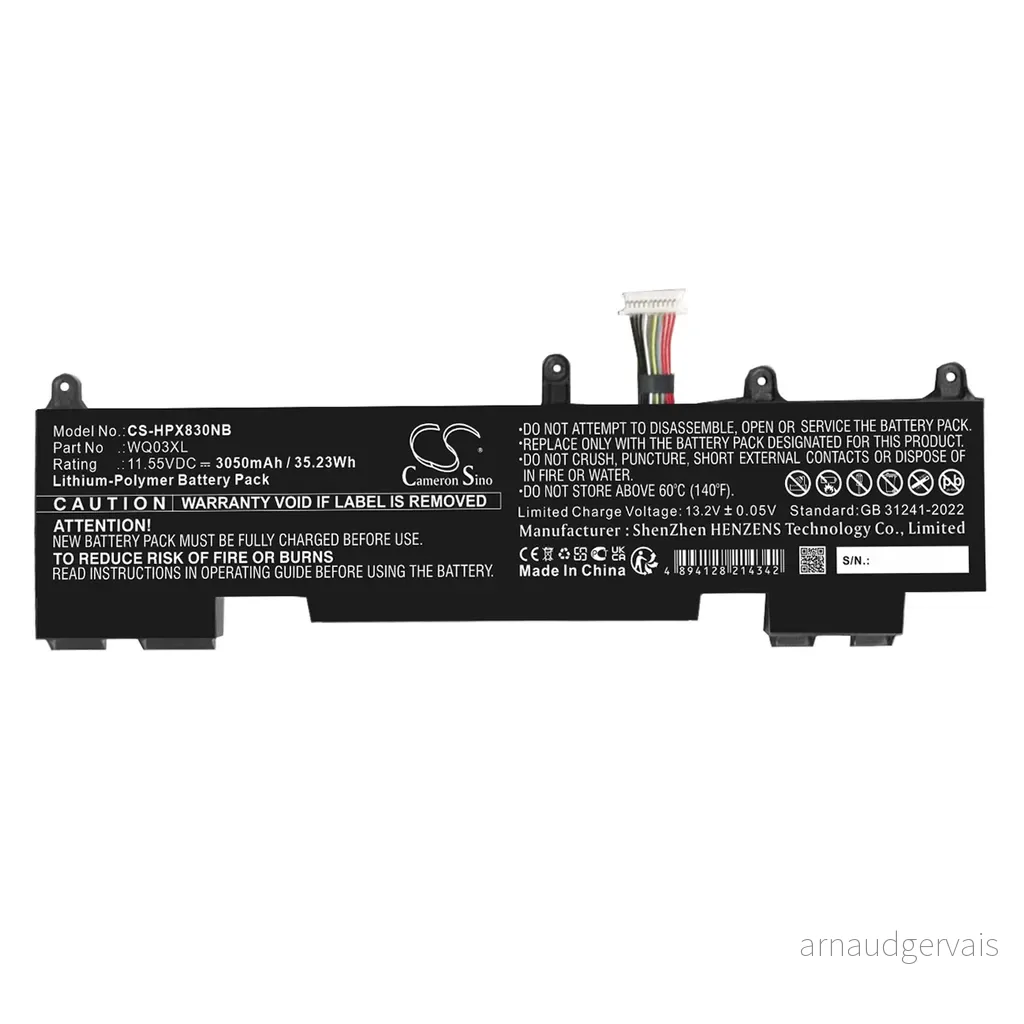 Batteri til N22285-B71 for , 11.55, 3050mAh v:9896349
