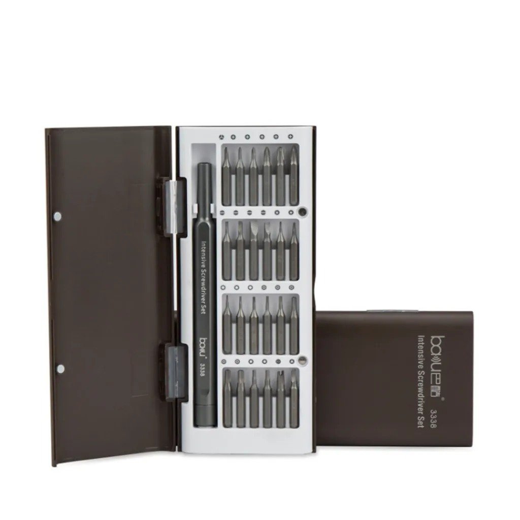 Baku BA-3338 24-i-1 multifunksjons skrutrekkersett for mobil og datamaskin v:7307280