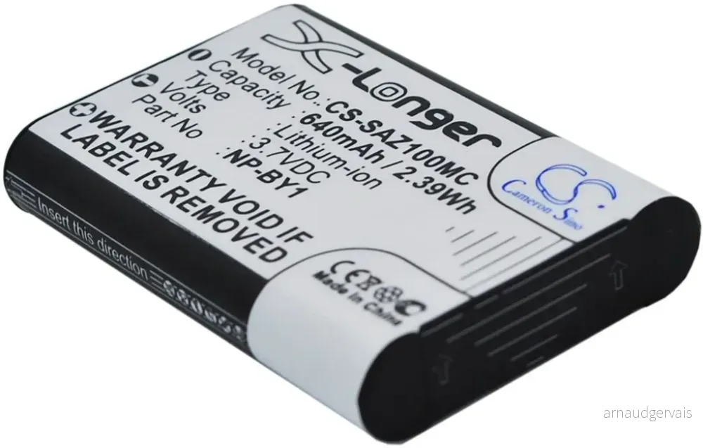 Batteri til Sony HDR-AS100V, 3,7V, 640mAh v:5128984