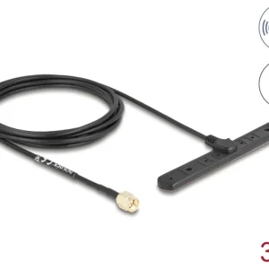 Delock 5G LTE-antenne SMA hann 3 dBi utendørs – svart v:6538254