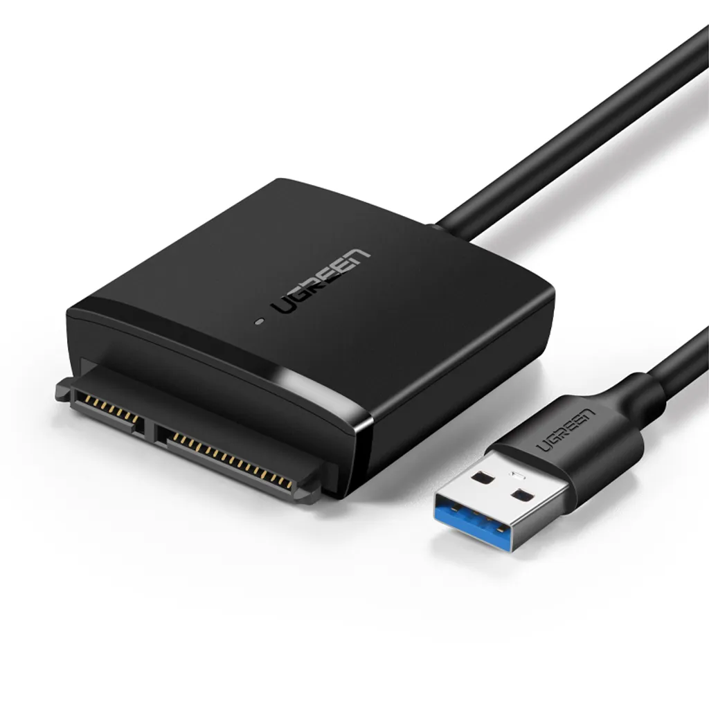 Ugreen USB3.0 adapter for 2.5'' / 3.5'' SATA disk black (CM257) v:8135621