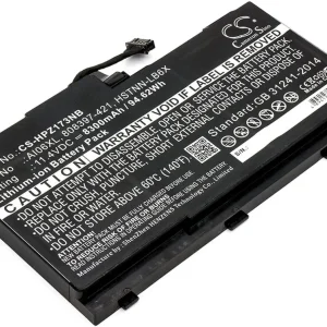 Batteri til AI06096XL for HP, 11.4V, 8300 mAh v:2193243 Batteri til AI06096XL for HP, 11.4V, 8300 mAh v:2193243