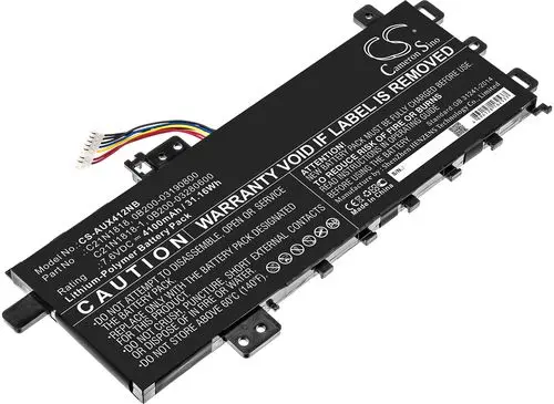 Batteri til C21N1818-1 for Asus, 7,6V, 4100mAh v:4807011