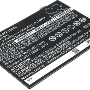 Batteri til Apple MGTX2LL/A, 3.8V, 7300 mAh v:7781085 Batteri til Apple MGTX2LL/A, 3.8V, 7300 mAh v:7781085