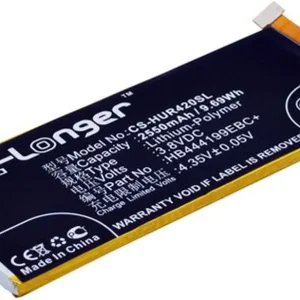 Batteri til HB444199EBC+ for Huawei, 3.8V, 2550 mAh v:8497381 Batteri til HB444199EBC+ for Huawei, 3.8V, 2550 mAh v:8497381