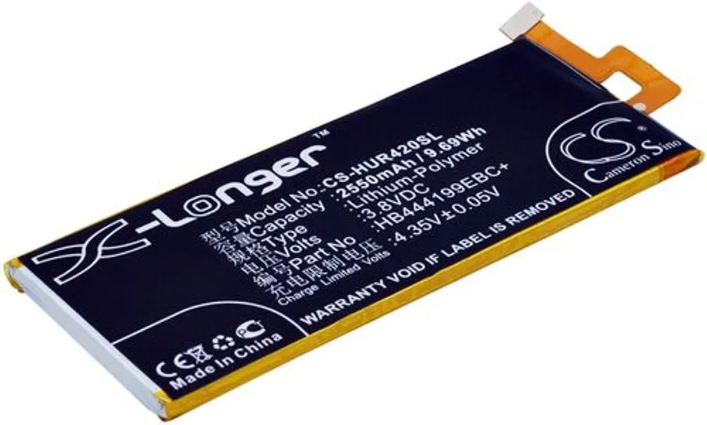 Batteri til Huawei C8818, 3.8V, 2550 mAh v:9373931