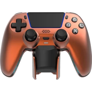 DELTACO GAMING Trådløs PS5-kontroller med metallisk finish og ladestasjon – bronse v:5123218