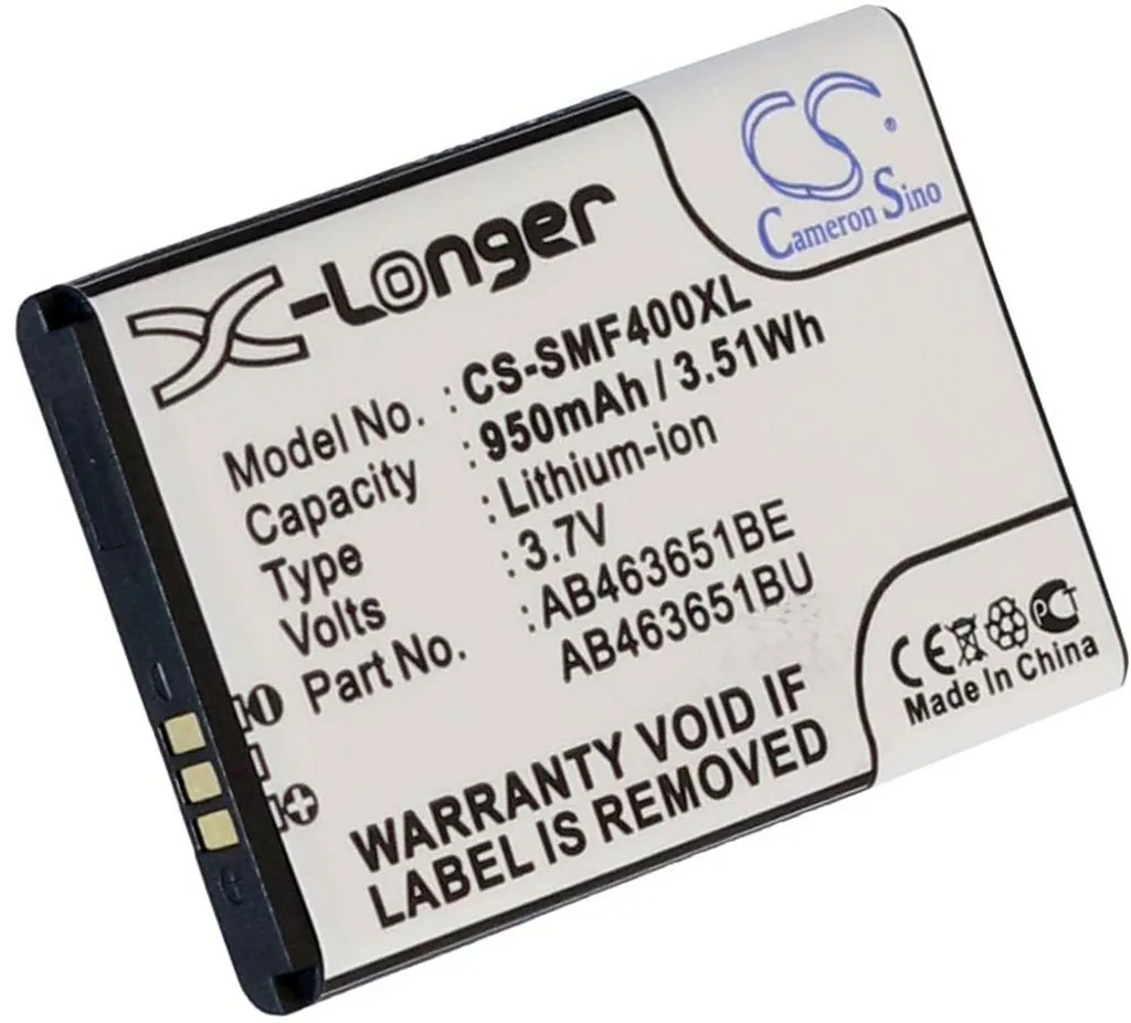 Batteri til Samsung S5550 Shark 2, 3.6(3.7V), 950 mAh v:1955596