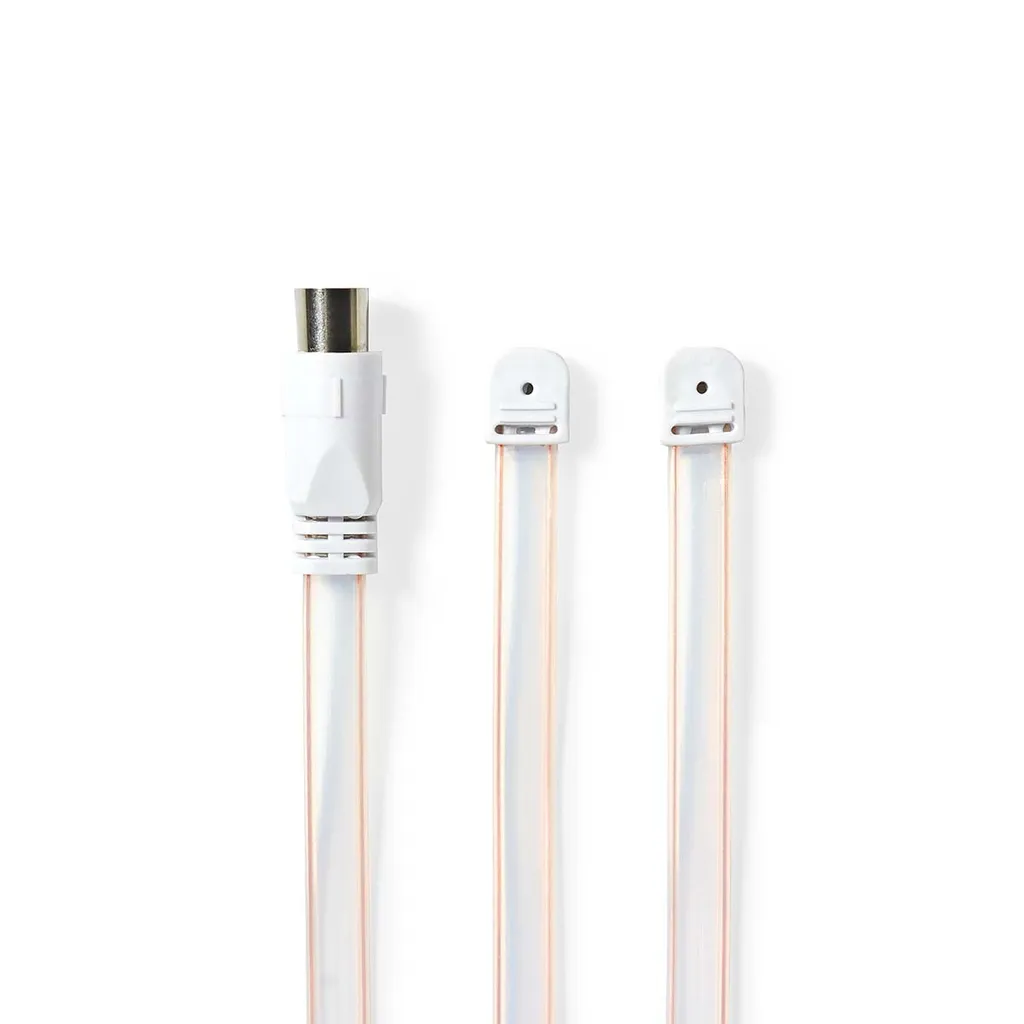 Nedis koaksialkabel, 50 Ohm, 1.9m – Hvit v:1693634