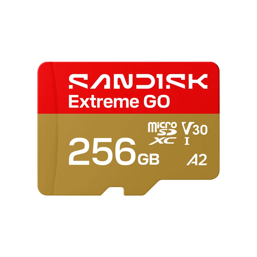 SanDisk Extreme GO microSD UHS-I minnekort – 256 GB v:3970665