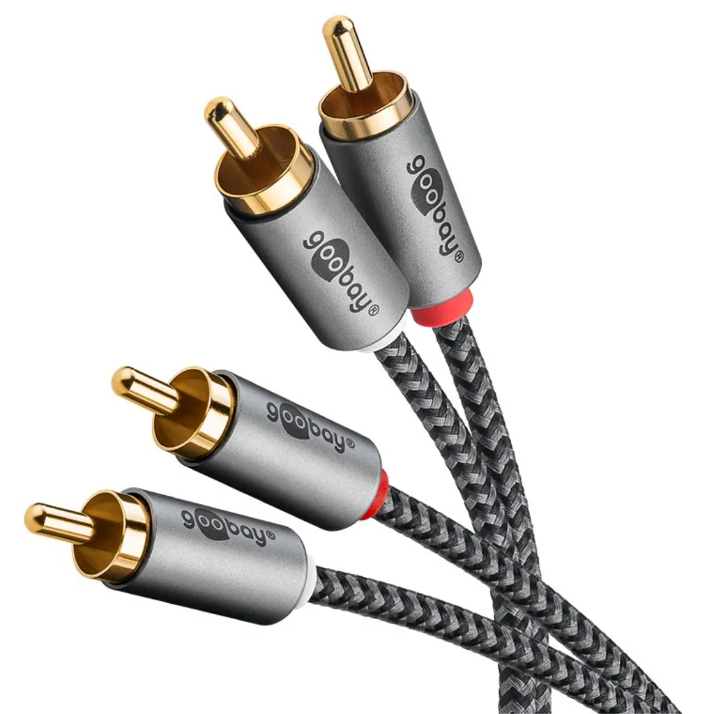 Goobay Stereo RCA-kabel, 2m v:8172183