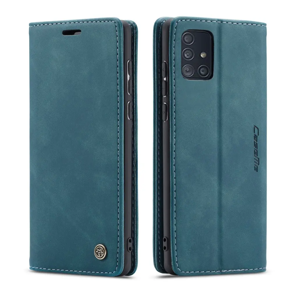 CASEME 013 Series Lommeboketui for Samsung Galaxy A71 – Grønn v:2771287