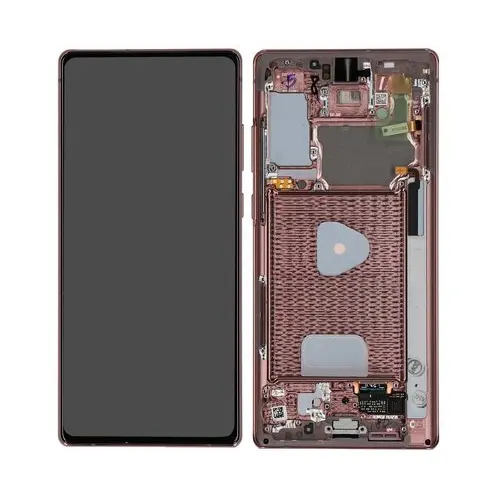 Samsung Galaxy Note 20 5G Skjerm med LCD Display – Bronse v:3803991