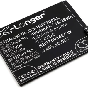 Batteri til Huawei DUK-L09, 3.82V, 4000 mAh v:8450612 Batteri til Huawei DUK-L09, 3.82V, 4000 mAh v:8450612