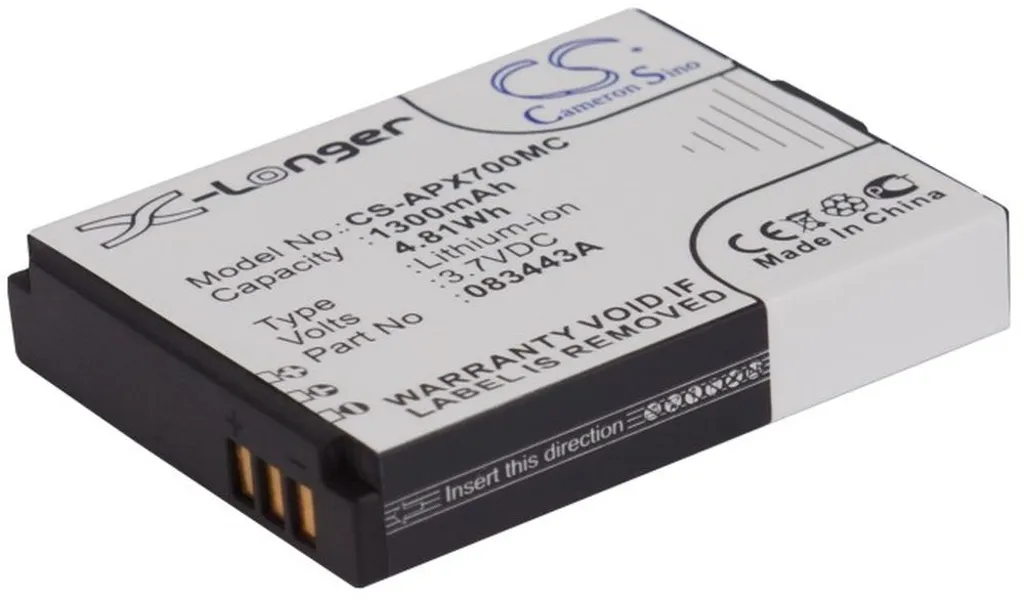 Batteri til Actionpro ISAW A3, 3.7V, 1300 mAh v:2031653