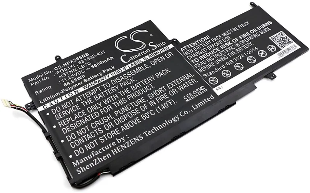 Batteri til HP Spectre X360 15 etc v:8232130