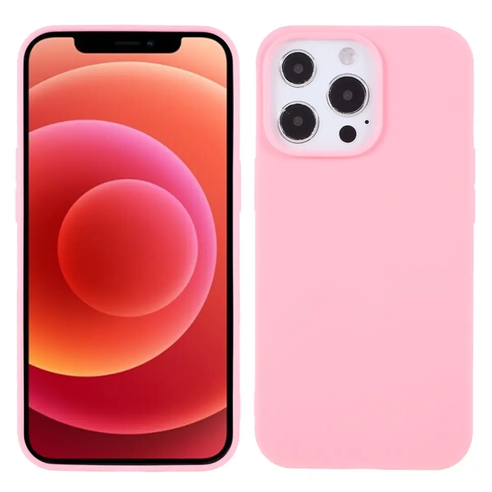Matte Soft Deksel til iPhone 13 Pro – Rosa v:4200502 Matte Soft Deksel til iPhone 13 Pro – Rosa v:4200502