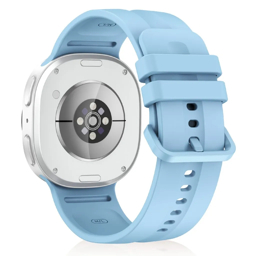 Samsung Galaxy Watch9/21 silikon klokkerem med hurtigfeste L – Lysblå v:1042342 Samsung Galaxy Watch9/21 silikon klokkerem med hurtigfeste L – Lysblå v:1042342