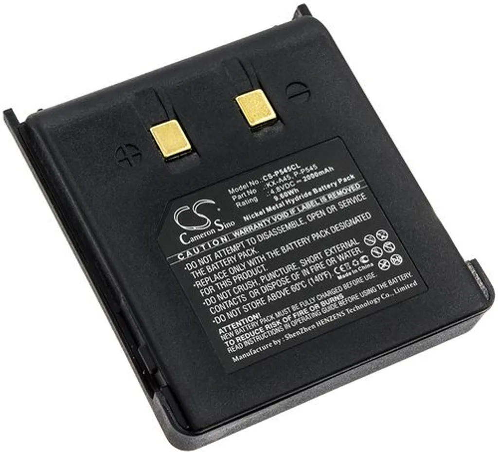 Batteri til Panasonic KX-T9200NW, 4.8V, 2000 mAh v:2292044