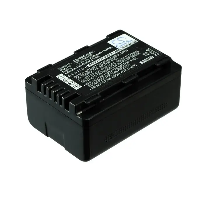 Batteri til Panasonic HDC-HS60, 3.6V, 1500 mAh v:2708061