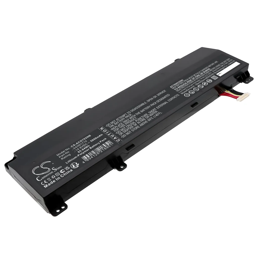 Batteri til ROG Strix GL702VI-BA007T, 14.8V, 5800mAh v:3724518