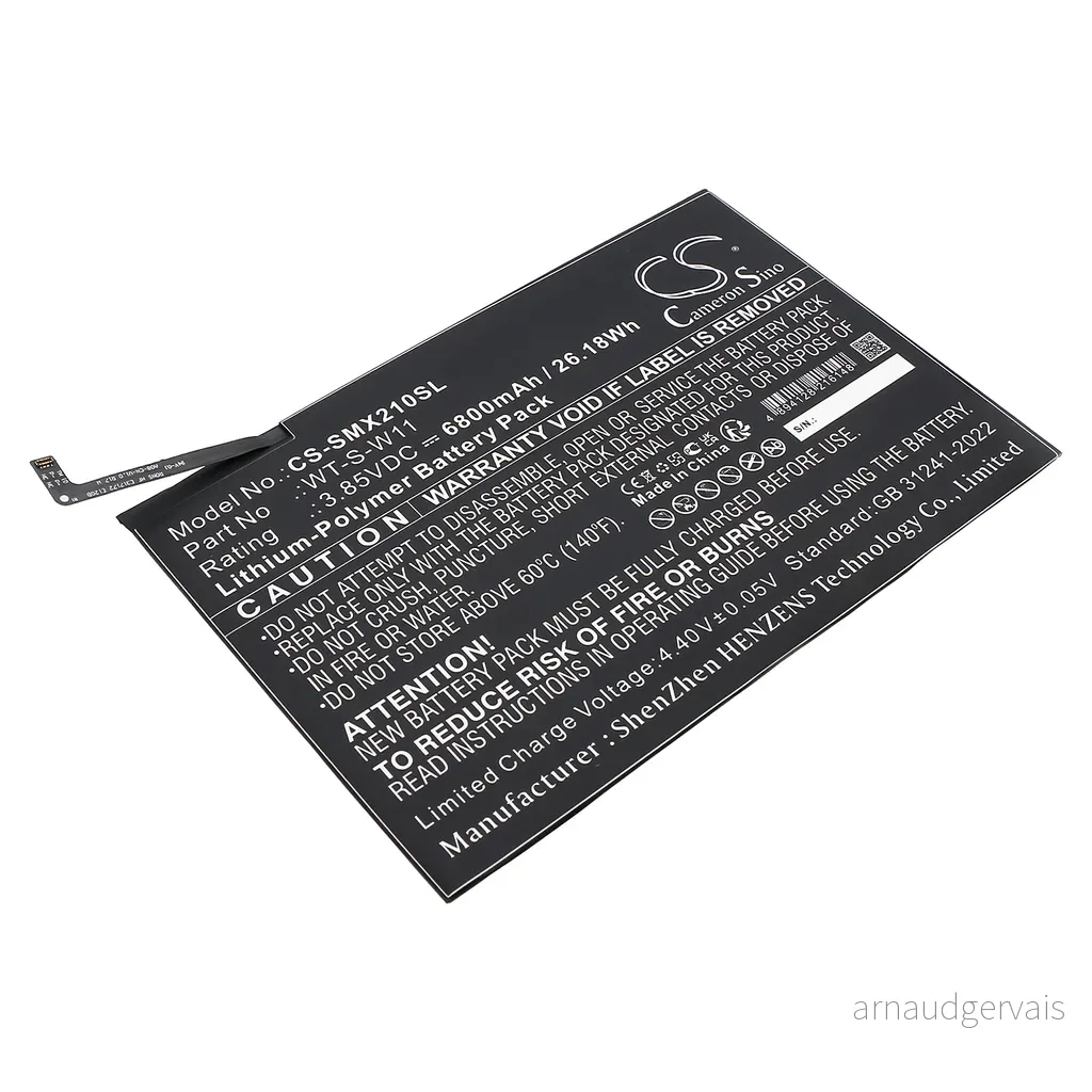Batteri til SM-X210, 3.85, 6800mAh v:1768376