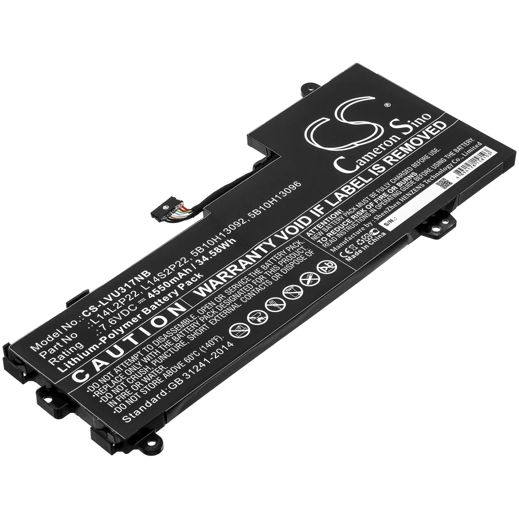 Batteri til 5B10K10175 for Lenovo, 7.6, 4550mAh v:4273030