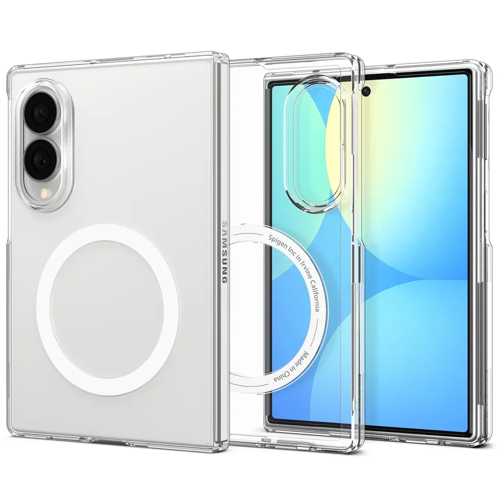 Spigen Airskin MagFit Deksel til Samsung Galaxy Z Fold8 – Gjennomsiktig/hvit v:1529031
