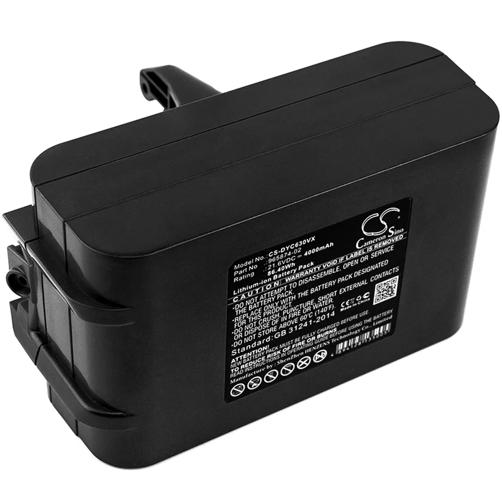 Batteri til V6 Slim, 21.6V, 4000mAh v:8162017