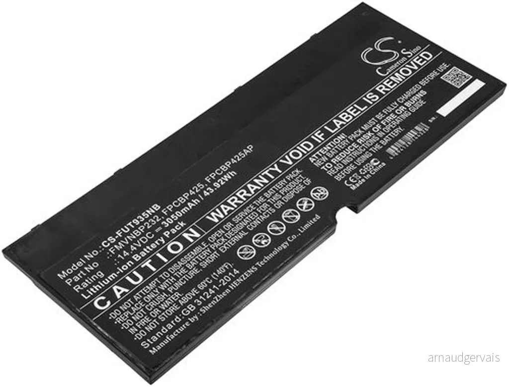 Batteri til Fujitsu LifeBook T935 etc v:9676794