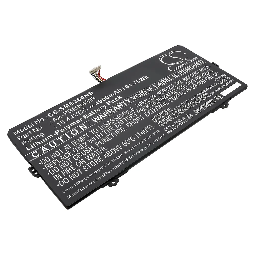 Batteri til Galaxy Book3 Pro NP940XFG-KC2FR, 15.44V, 4000mAh v:6064137