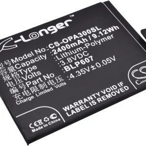 Batteri til Oneplus E1005, 3.8V, 2400 mAh v:5825224