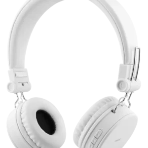 STREETZ Sammenleggbart On-Ear Bluetooth-hodesett, 3.5mm – Hvit v:4808337