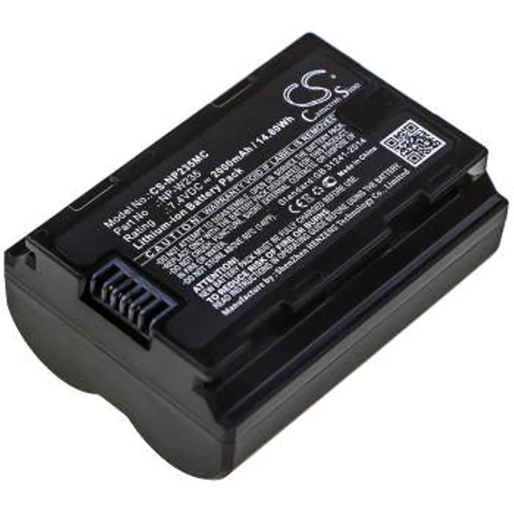 Batteri til NP-W235 for Fujifilm, 7.4V (7.2V), 2250 mAh v:1747683