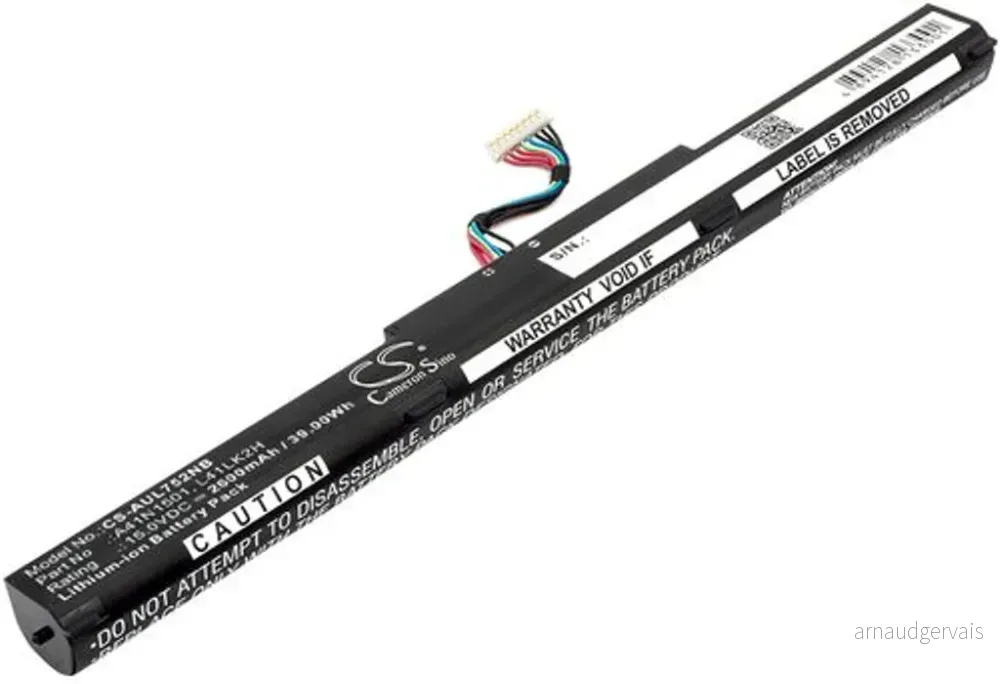 Batteri til Asus GL752VW, 15.0V, 2600 mAh v:8086165