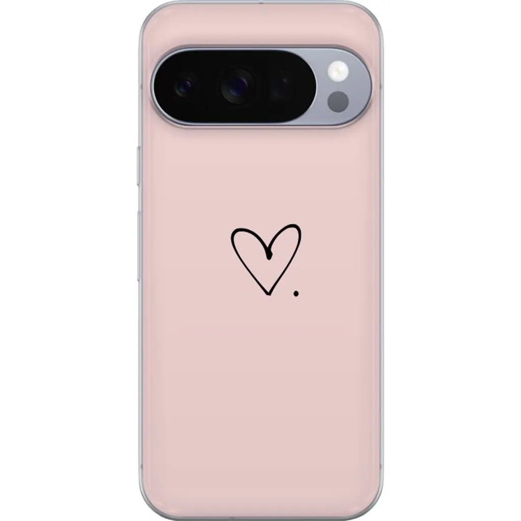 Google Pixel 10 Pro Gjennomsiktig Telefondeksel Hjärta. v:5496274