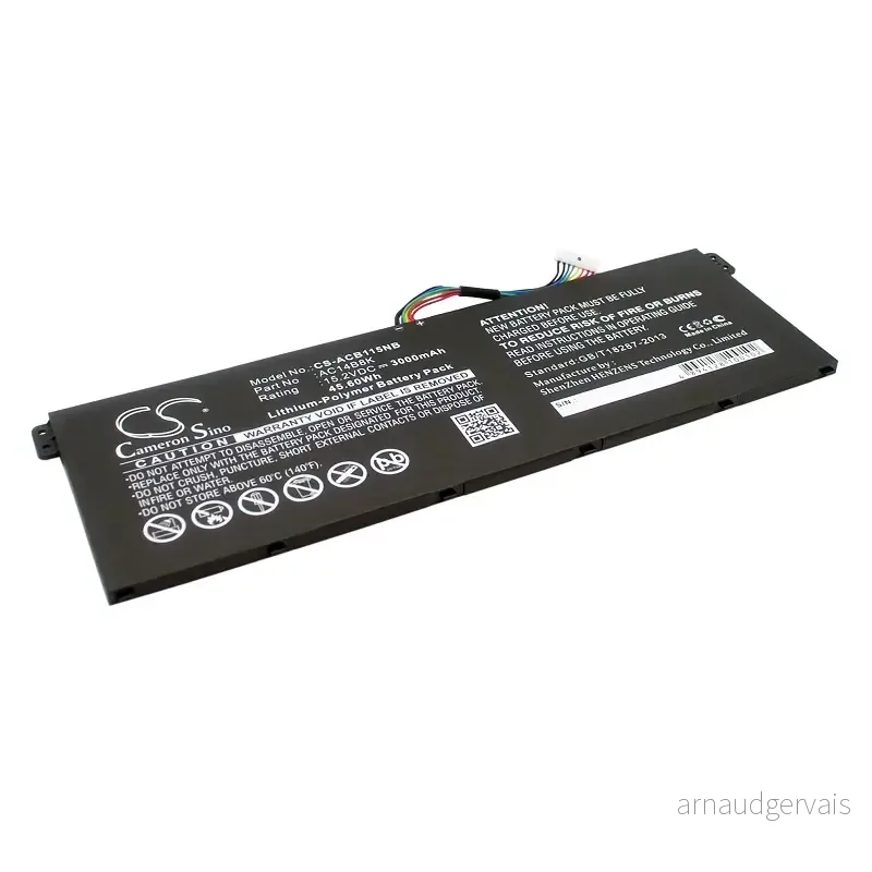 Batteri til Acer Aspire R7-371T-76P5, 15.2V, 3000 mAh v:4327706