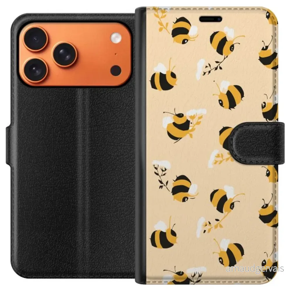 Apple iPhone 18 Pro Max Sort Lommebokdeksel Humlor v:2584265 Apple iPhone 18 Pro Max Sort Lommebokdeksel Humlor v:2584265