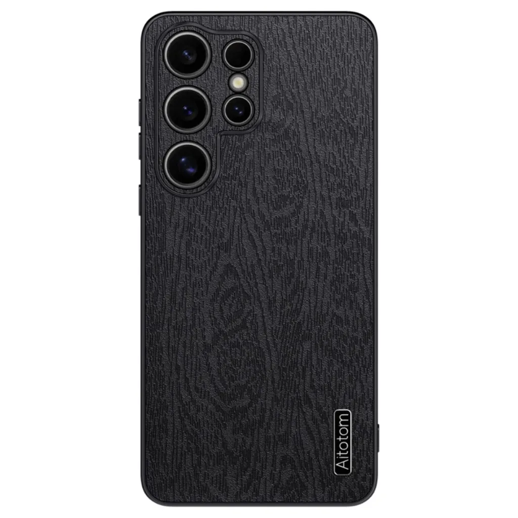 Samsung Galaxy S25 Ultra deksel med tretekstur – Svart v:2349048 Samsung Galaxy S25 Ultra deksel med tretekstur – Svart v:2349048