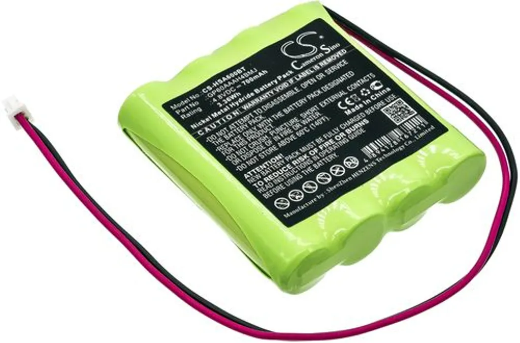 Batteri til GP60AAAH4BMJ for Yale, 4.8V, 700 mAh v:1856452
