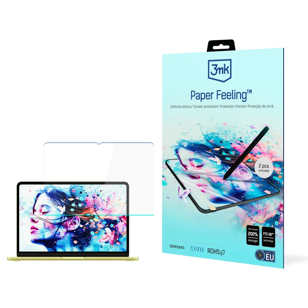3mk MacBook Neo (A18 Pro) Paper Feeling Skjermbeskytter 2-pakning – Gjennomsiktig v:6597038