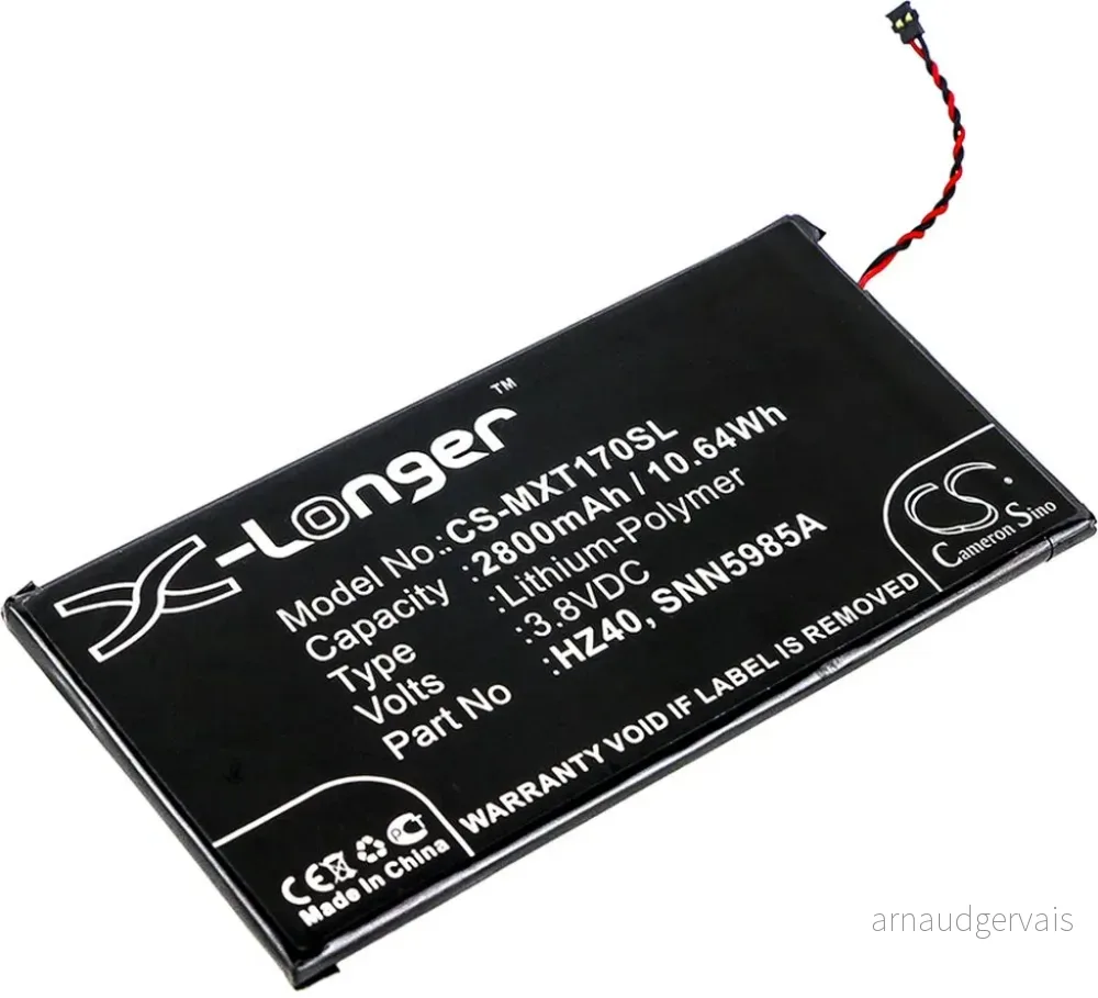 Batteri til Motorola XT1710-08, 3.8V, 2800 mAh v:8800879