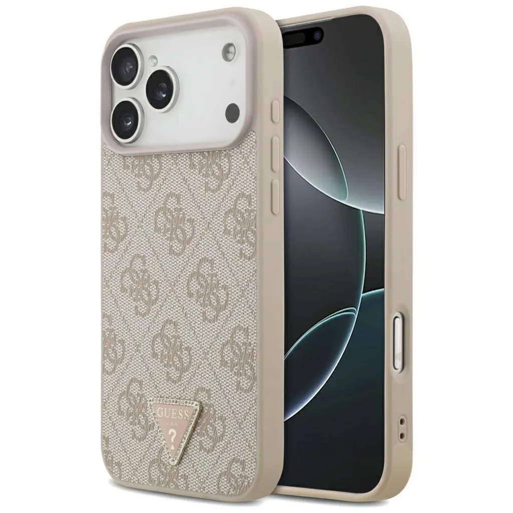 Guess 4G Triangle Logo MagSafe Deksel til iPhone 17 Pro Max/18 Pro Max – Rosa v:8244340 Guess 4G Triangle Logo MagSafe Deksel til iPhone 17 Pro Max/18 Pro Max – Rosa v:8244340
