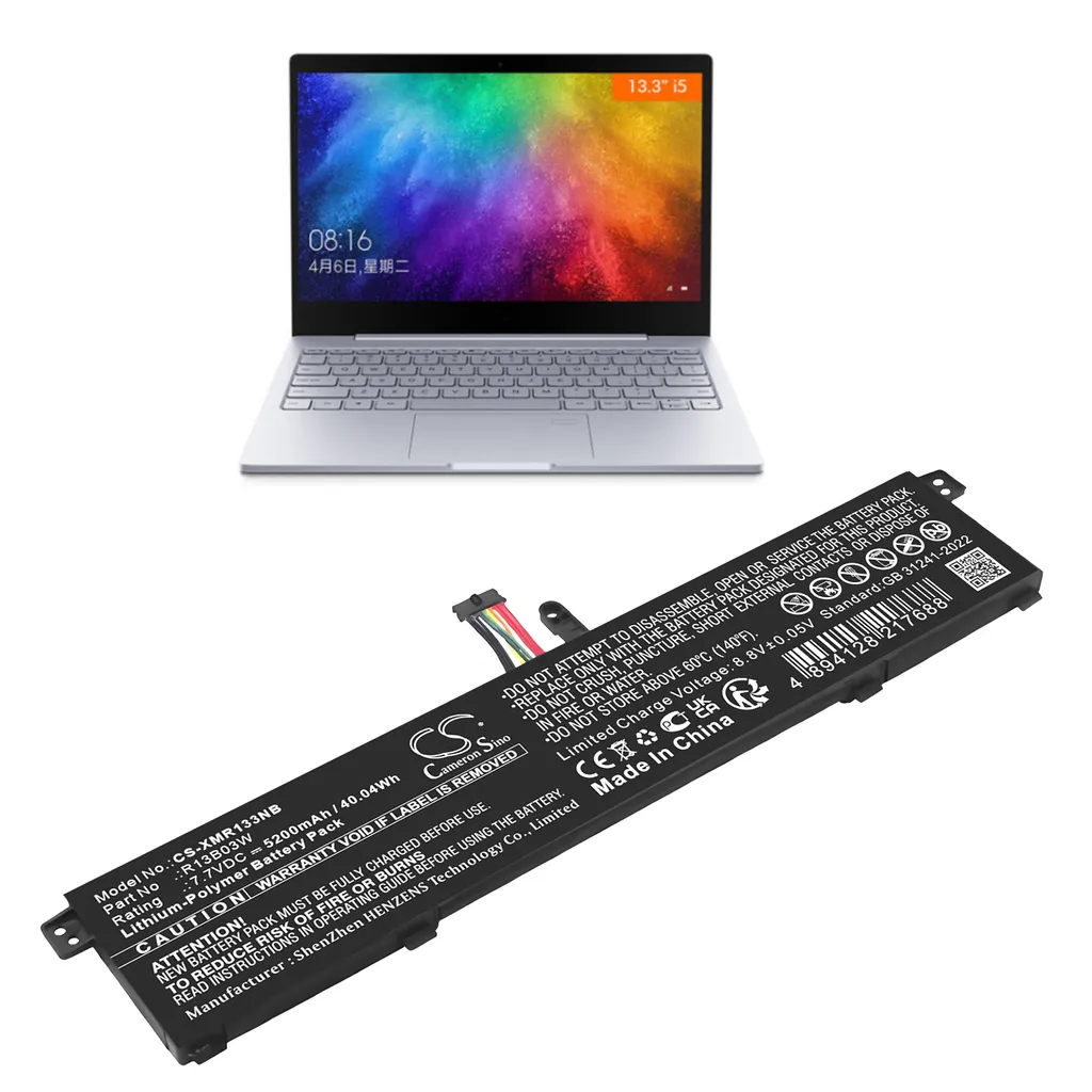 Batteri til R13B03W for Xiaomi, 7.7V, 5200mAh v:1363860