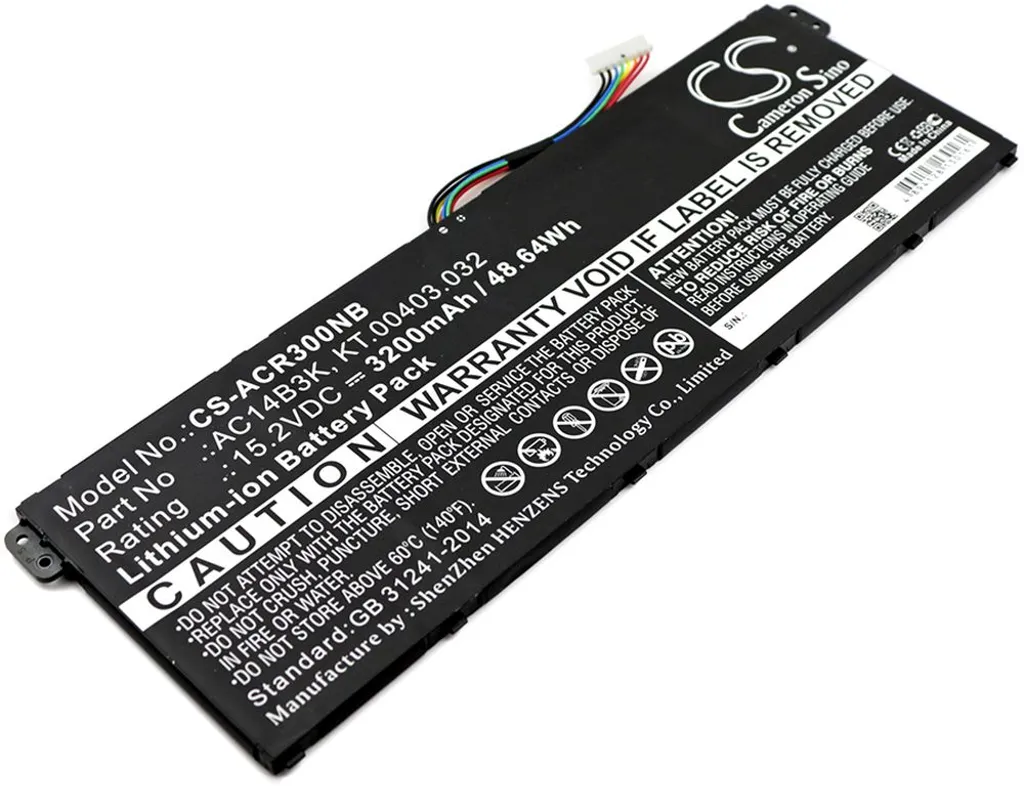 Batteri til Acer Swift 3 SF314-52G-5848, 15,2V, 3200mAh v:2293909