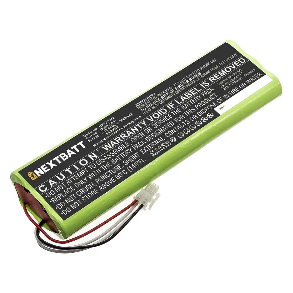 Batteri til 535 12 09-01 – N01 for Husqvarna, 18V, 3000mAh v:2136005 Batteri til 535 12 09-01 – N01 for Husqvarna, 18V, 3000mAh v:2136005