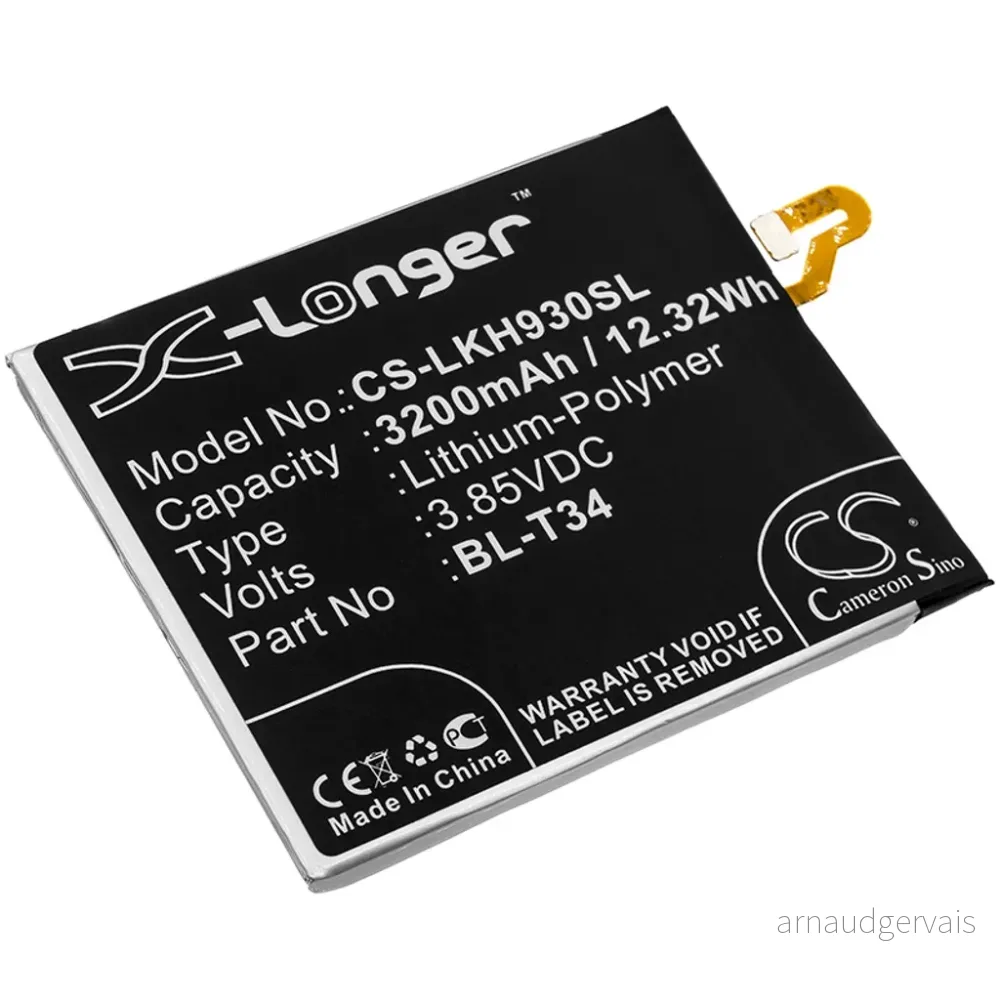 Batteri til H930G, 3.85V, 3200mAh v:7398772 Batteri til H930G, 3.85V, 3200mAh v:7398772