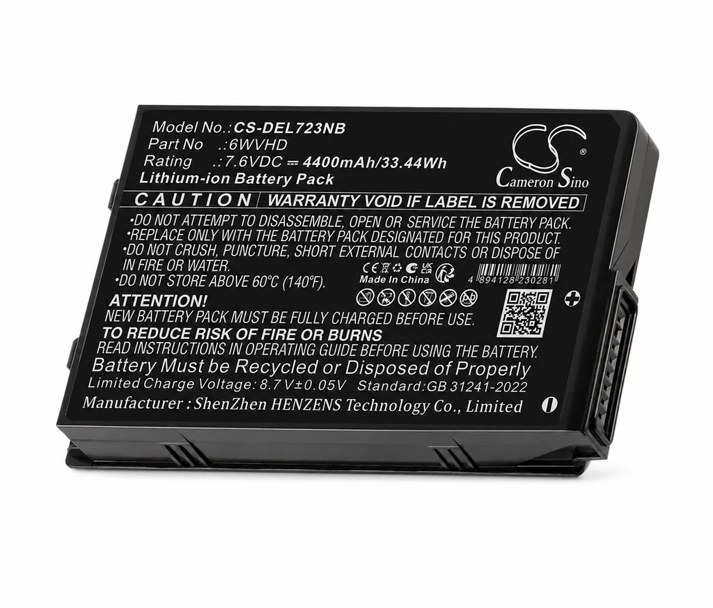 Batteri til VDDJY for DELL, 7.6V, 4400mAh v:2769717